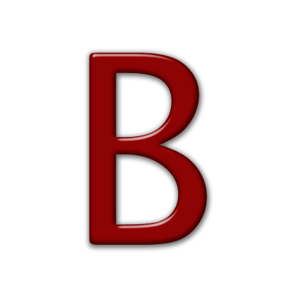 Capital Letter B Icon #074392 Â» Icons Etc