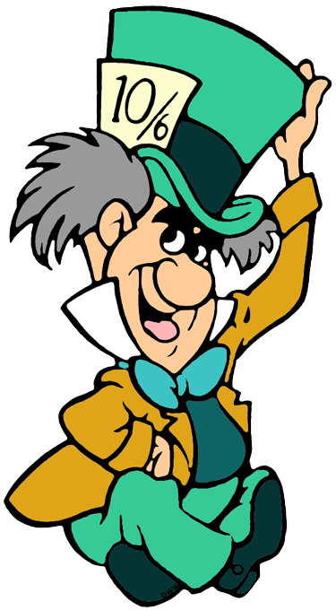 March Hare and Mad Hatter Clip Art Images | Disney Clip Art Galore