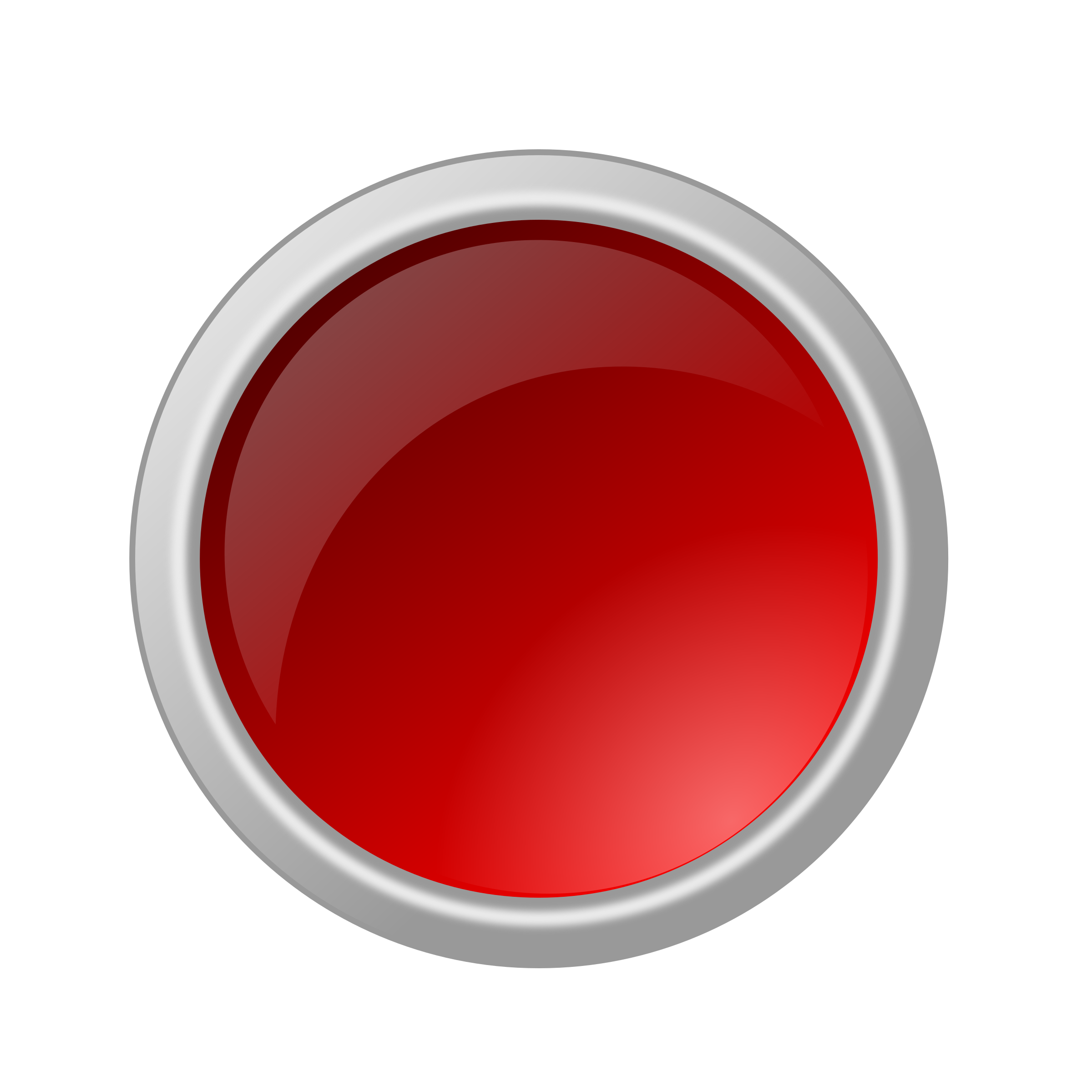 Clipart - glossy red button