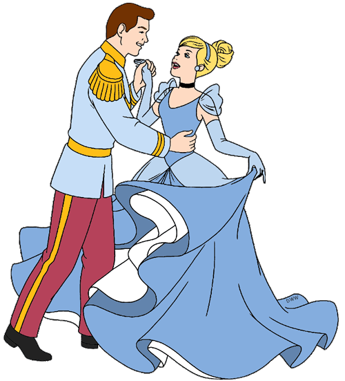 Cinderella and Prince Charming Clip Art Images | Disney Clip Art ...