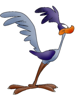 Beep Beep Road Runner Cartoon Clipart