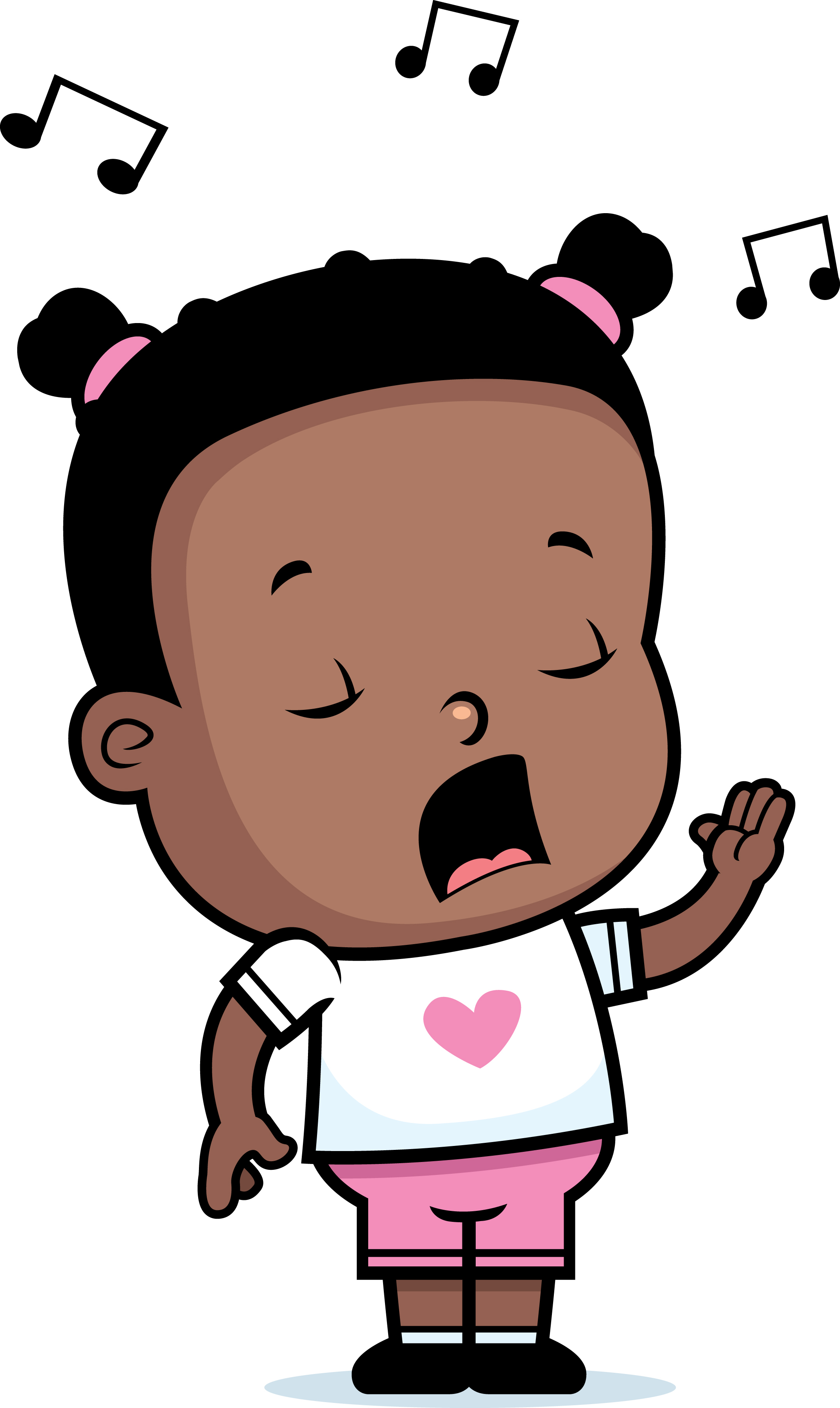 Cartoon Girl Singing | Free Download Clip Art | Free Clip Art | on ...