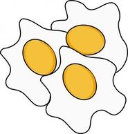 Fried Egg clip art Free Vector - Food & Drink Vectors ...