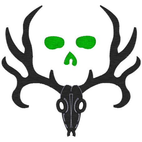 Deer Skull Stencil