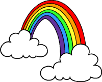 Rainbow Clip Art Black And White - ClipArt Best