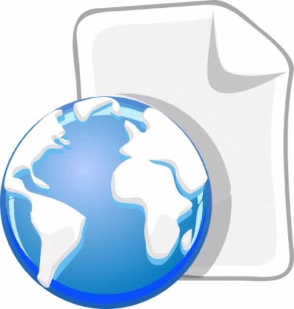 Globe Paper World Earth clip art | Download free Vector