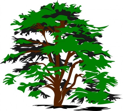 Simple Tree clip art Free vector in Open office drawing svg ( .svg ...