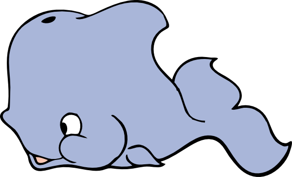 whale cartoon cute