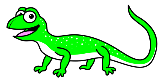 Draw a Cartoon Lizard