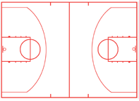 Basketball Court Diagrams and Templates - free printable