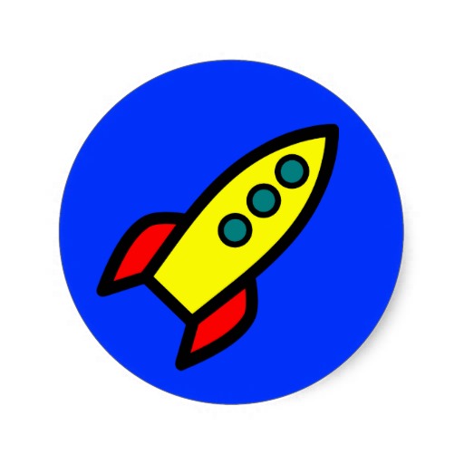 728 views Cartoon Rocket Ship Postcards at Zazzle.