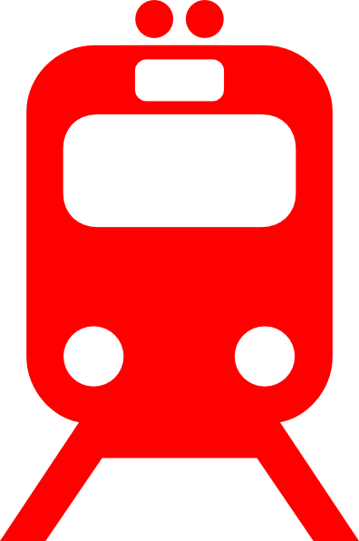 Red Train - Public Service clip art - vector clip art online ...