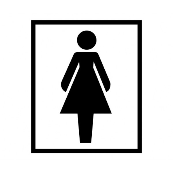 Female Toilet Sign - ClipArt Best