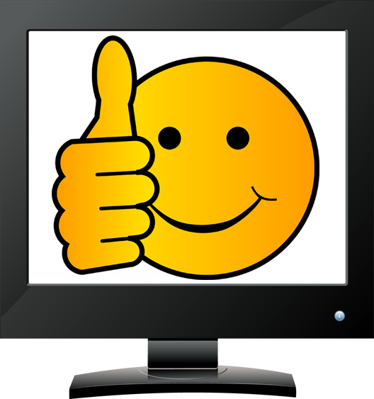Thumbs Up Smiley Face Computer Clip Art