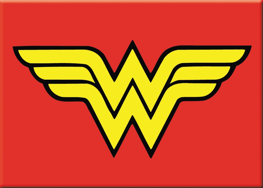 3.5" Wonder Woman Logo Magnet (MIN 6)