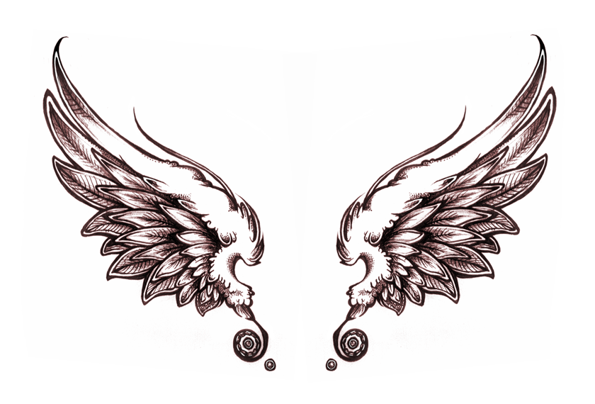 angel wings tattoos design Wings tattoo design, art, flash ... - ClipArt  Best - ClipArt Best