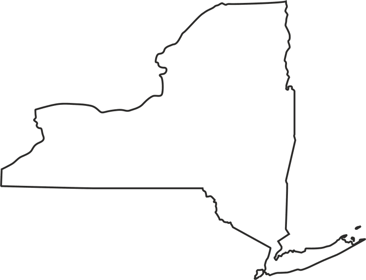 new york state map clipart - photo #16