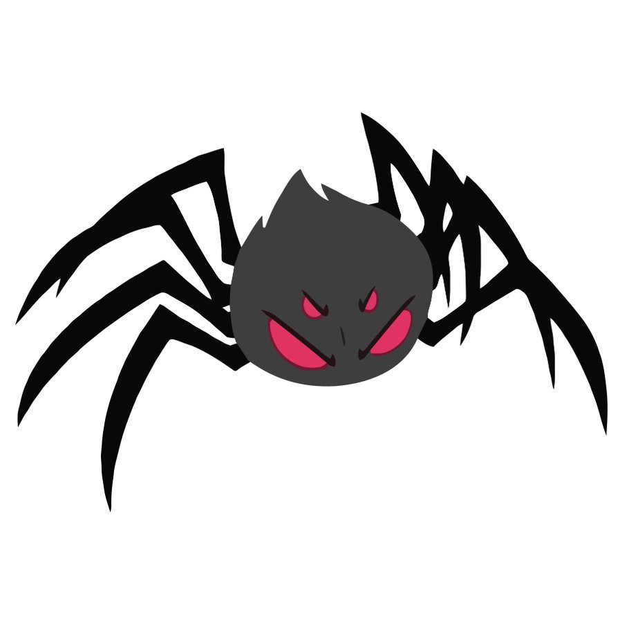 Nightmare Night Spider Vector