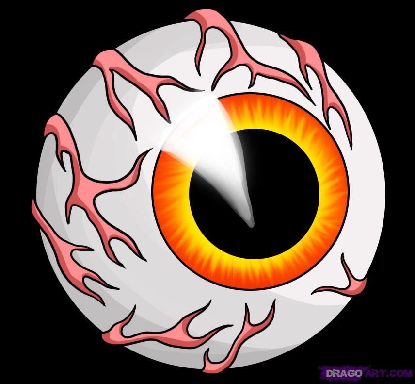 How to Draw an Eyeball, Step by Step, Halloween, Seasonal, FREE ...