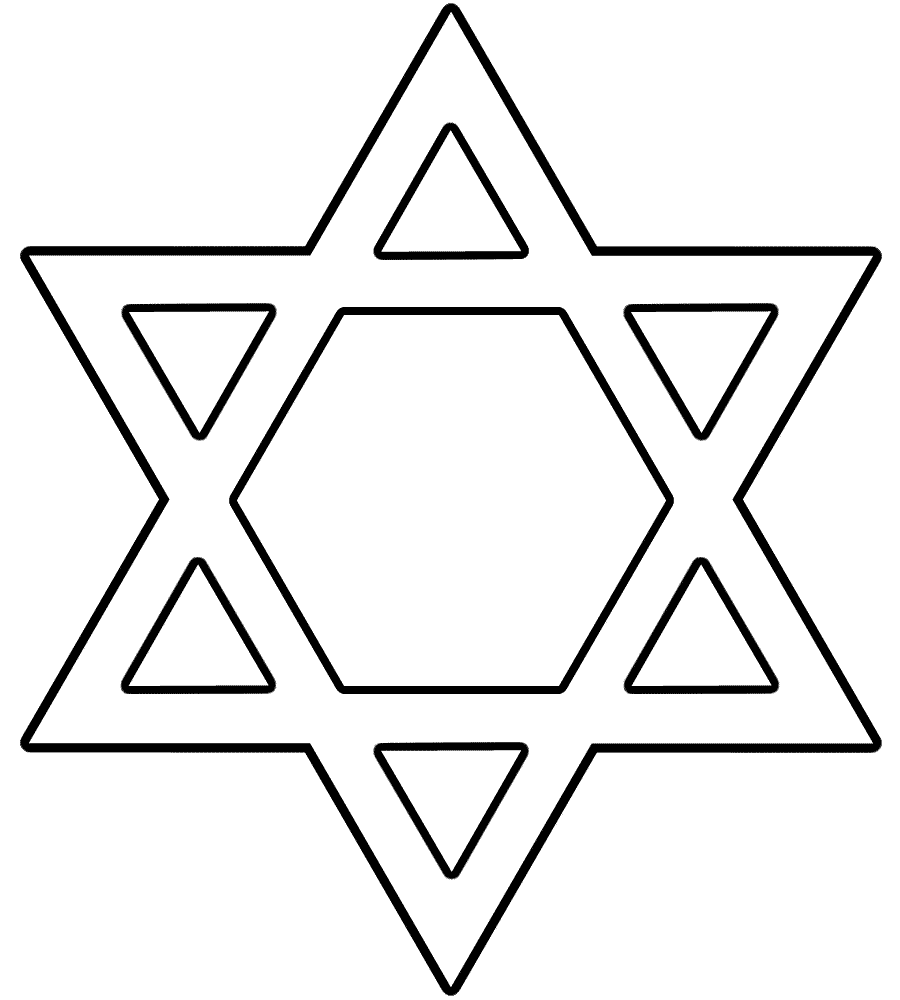 Printable Star Of David Template