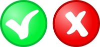 red_green_ok_not_ok_icons_clip ...