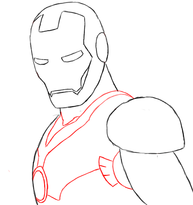 How To Draw Iron Man | Draw Central