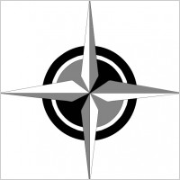 Nautical map compass rose Free vector for free download (about 3 ...