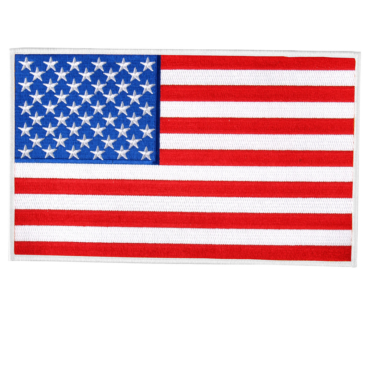 Hot Leathers American Flag White Border Patch