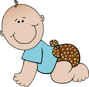 Polka Dot Baby clip art - vector clip art online, royalty free ...