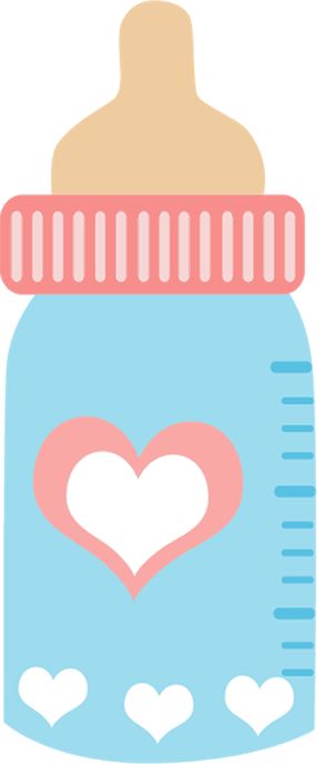 Baby bottle clipart no background