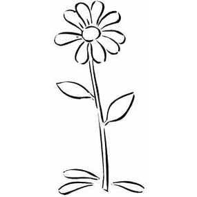 Cartoon Daisy Flower Clipart - Free to use Clip Art Resource