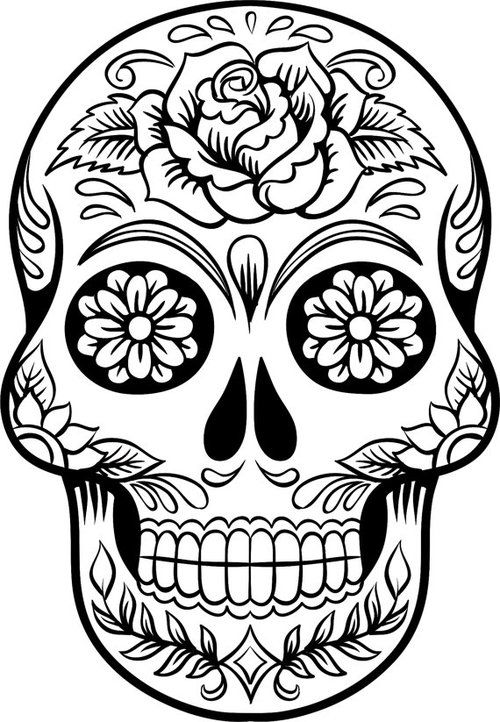 Sugar Skull Drawings | Skull ...