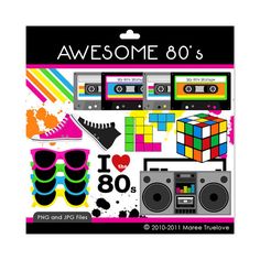 80s boombox clipart