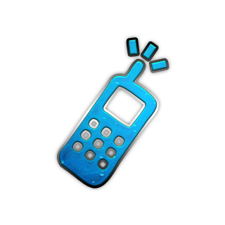 Cartoon Cell Phones (Cellphone) Icon #078360 Â» Icons Etc