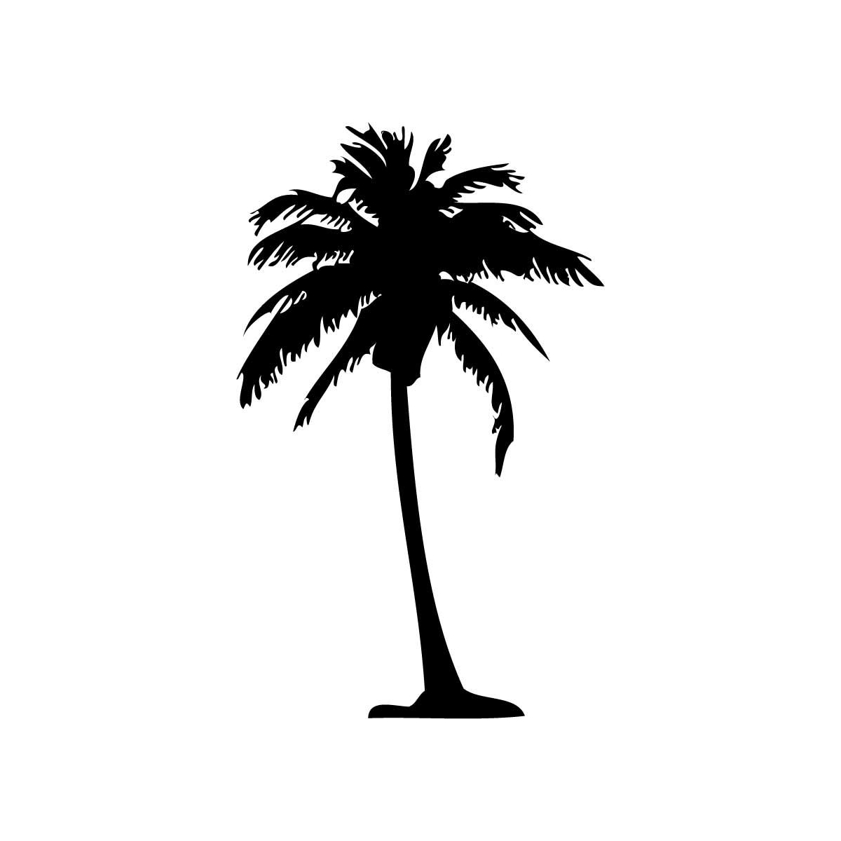 free black and white palm tree clip art - photo #16