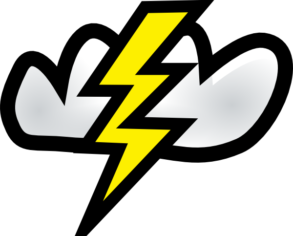 594 views Thunder Storm clip art Free Vector / 4Vector