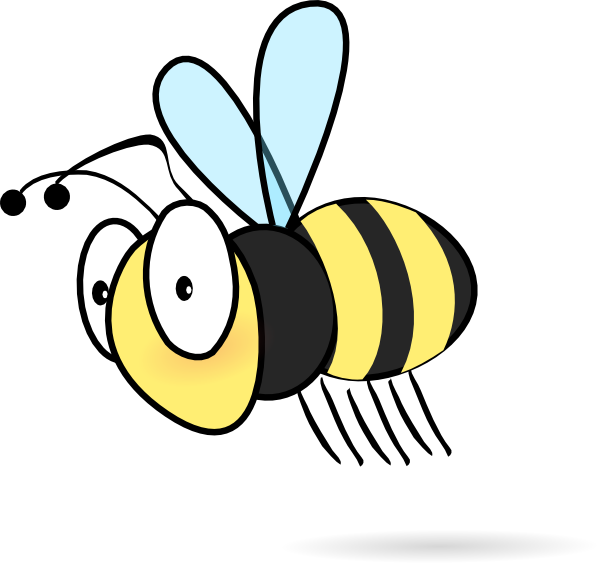 Summer Bee a Reader Clipart