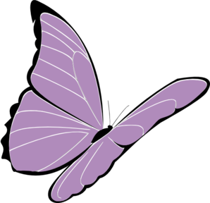 Purple Butterfly Border Clipart - Free Clipart Images