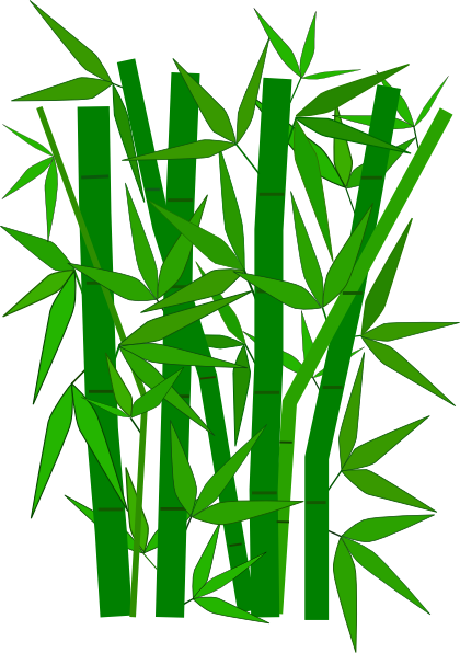 Bamboo Border Clip Art