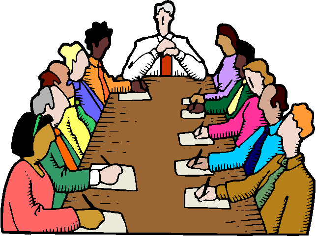Meeting Clip Art Black White - Free Clipart Images