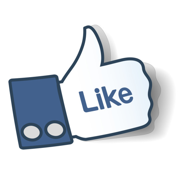 Clipart facebook like button