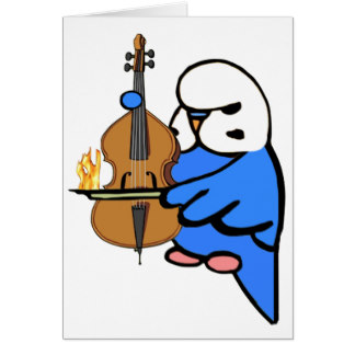 Cello Cartoon Cards | Zazzle