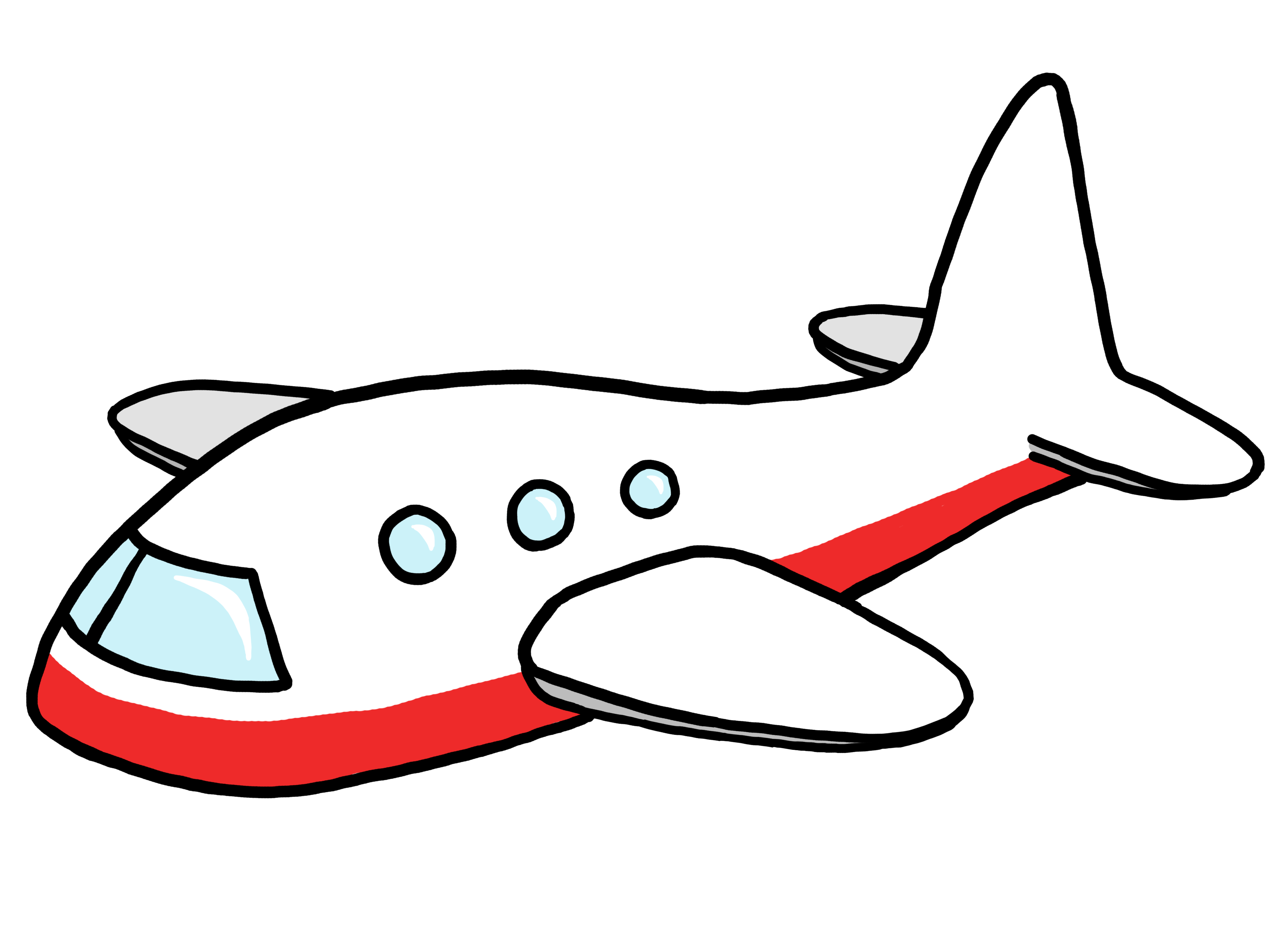 clipart airplane top - photo #49