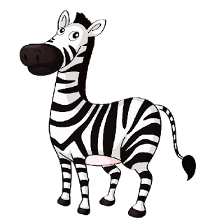 Zebra clipart cute