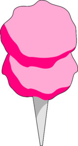 Pink Cotton Candy Clip Art - vector clip art online ...