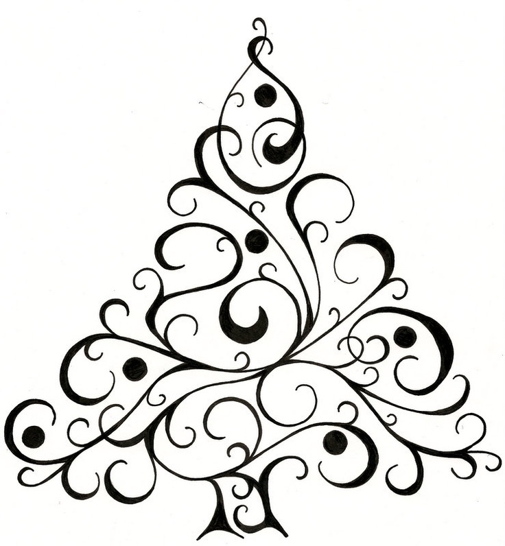 Christmas Tree Drawing | Christmas ...