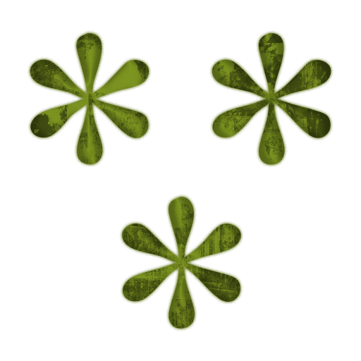 Three Simple Flower Petal (Petals) Icon #052045