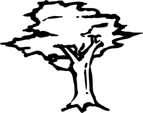 Pohon sketsa | Domain publik vektor