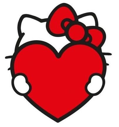 Hello Kitty With Hearts - ClipArt Best