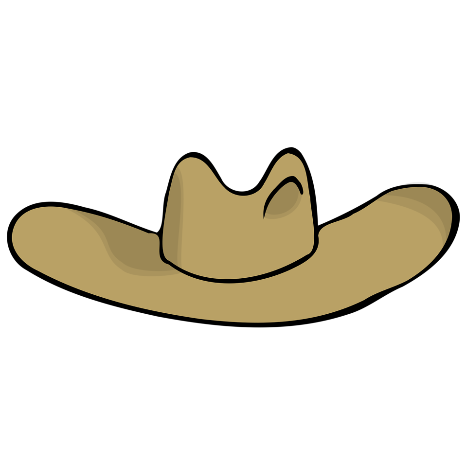 Hat | Free Stock Photo | Illustration of a tan cartoon hat | # 15580